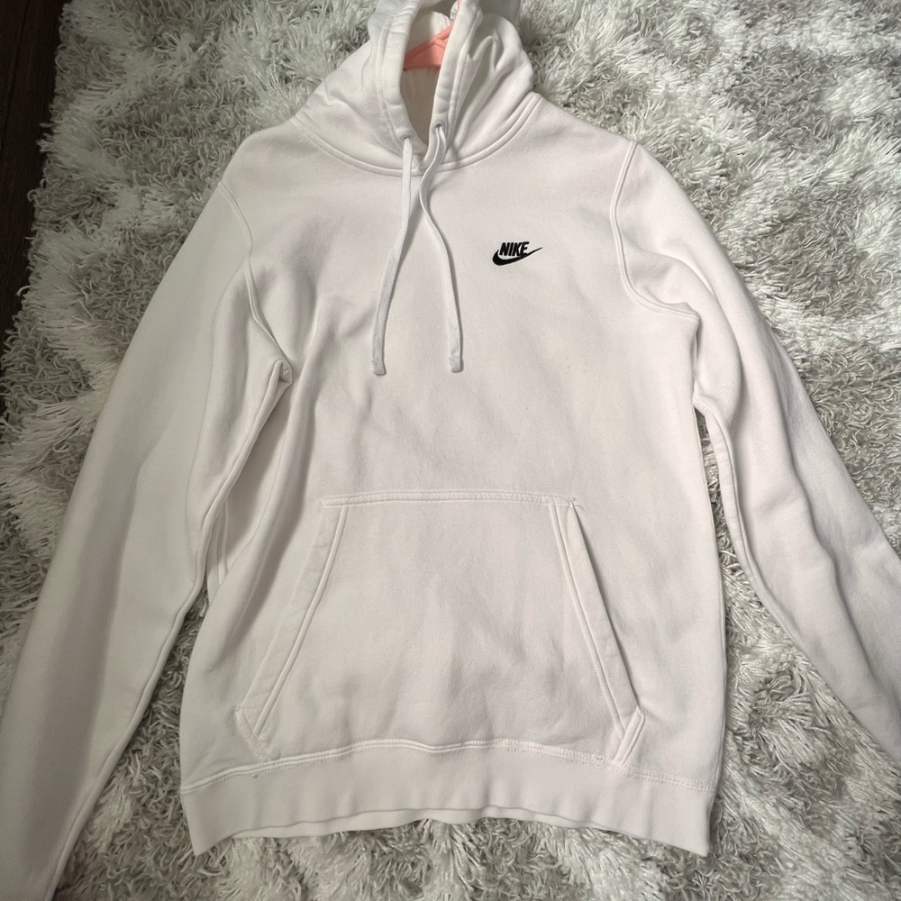 White Nike hoodie size small